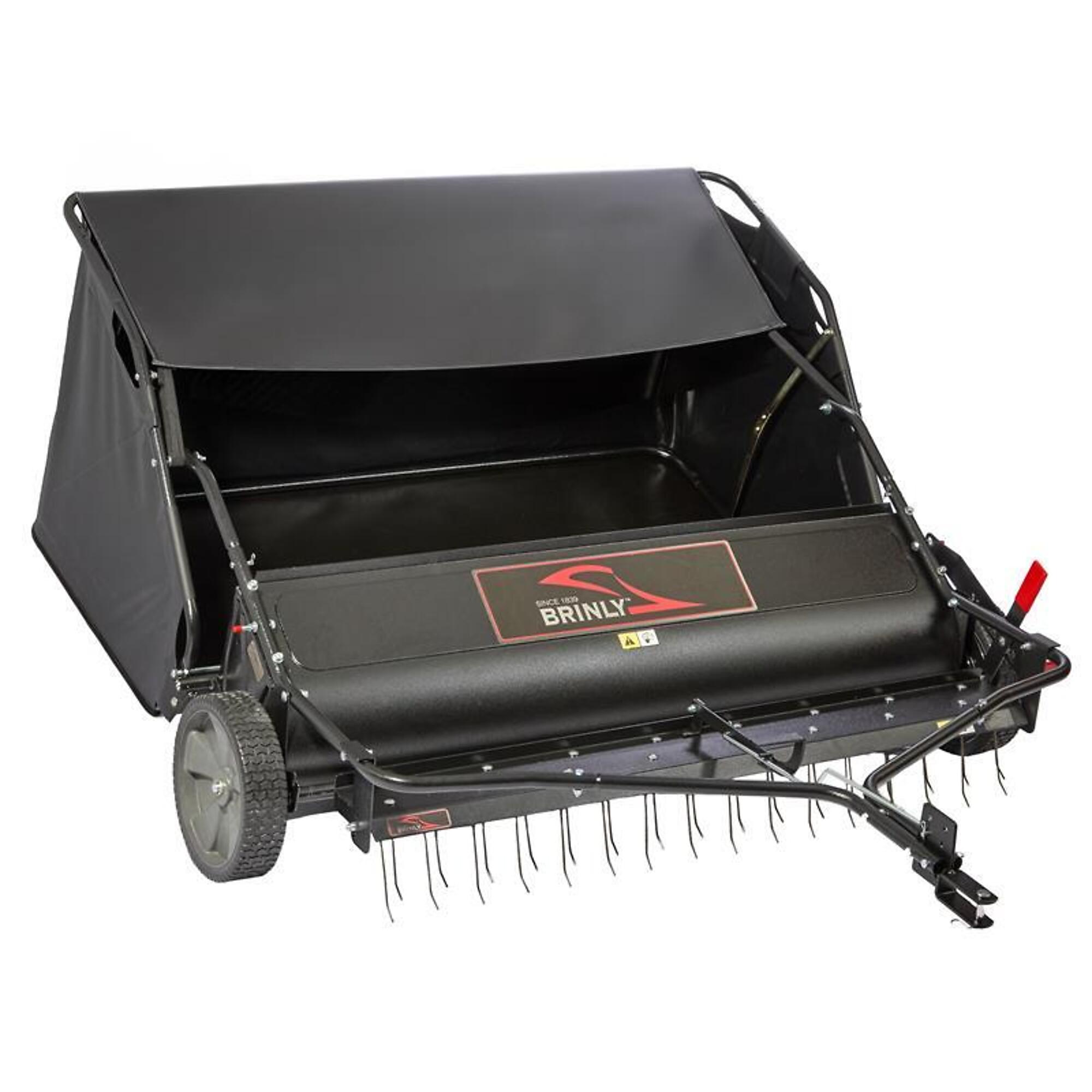 Brinly 54 in. 2 in 1 Lawn Sweeper with Dethatcher